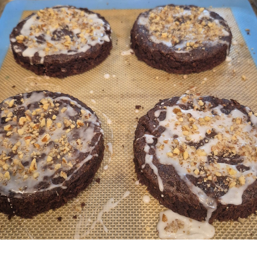 Rum Pecan Brownies *21+, alcohol infused*