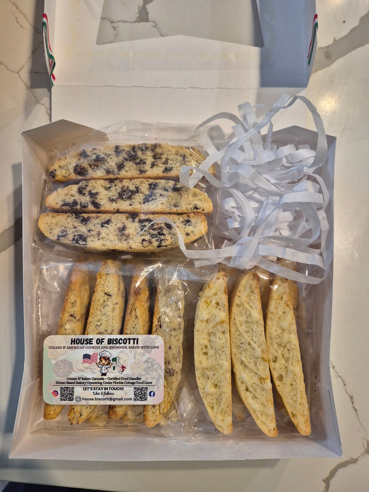 Biscotti Assortment Box