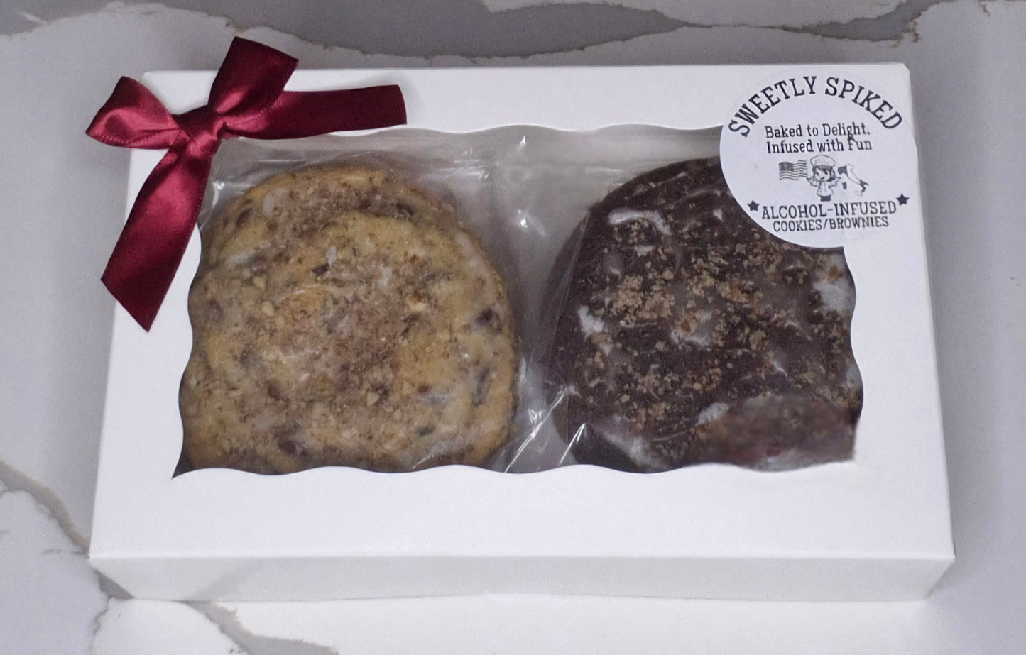 Sweetly Spiked Sampler **Alcohol-Infused Cookies & Brownies (21+)